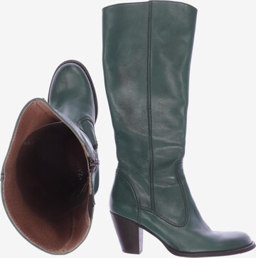 LAZAMANI Dress Boots in 39 in Green: front