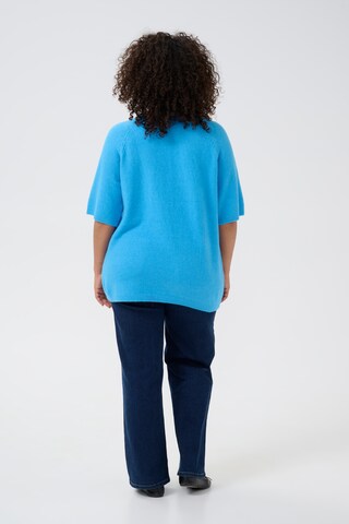 KAFFE CURVE Trui 'Sylvia' in Blauw