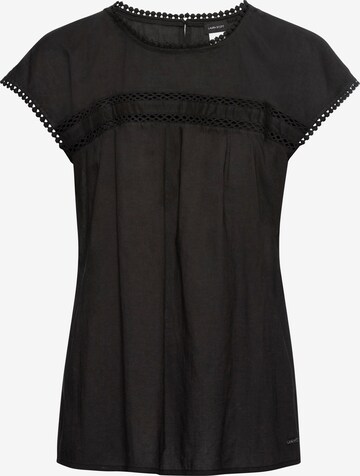 LAURA SCOTT Blouse in Black: front