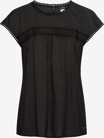 LAURA SCOTT Blouse in Black: front