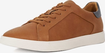 Dune LONDON Sneakers laag 'Traces' in Bruin: voorkant