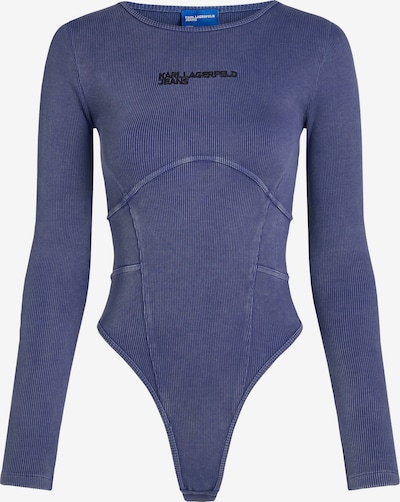 KARL LAGERFELD JEANS Bodi majica u plava / crna, Pregled proizvoda