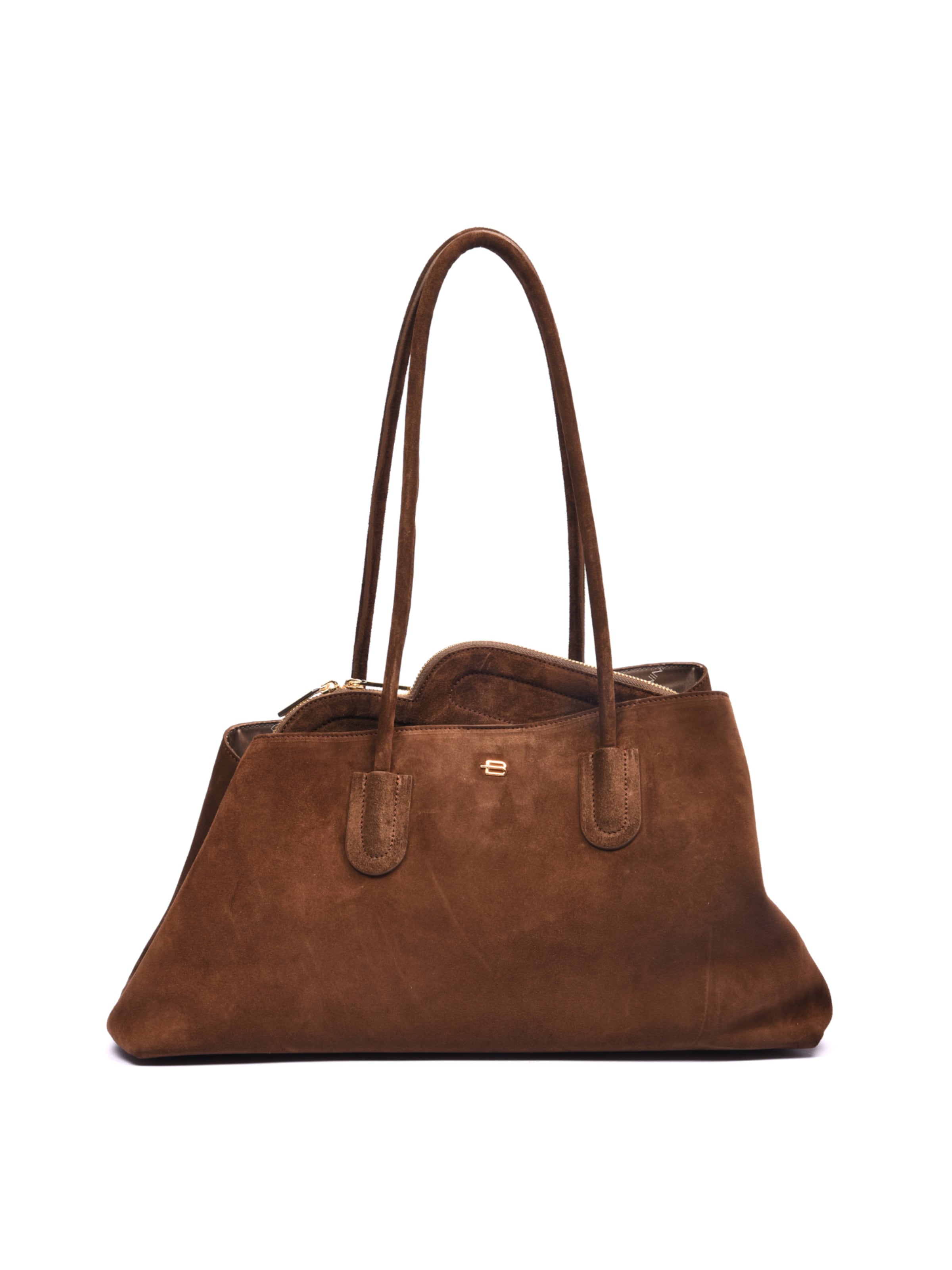 Sac bandoulière BALDININI en marron : devant