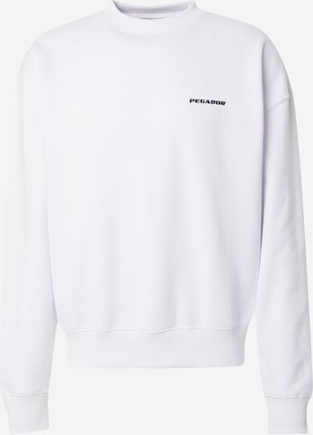 Sweat-shirt Pegador en blanc : devant