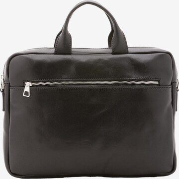 Borsa a mano di Alessia Firenze in nero: frontale