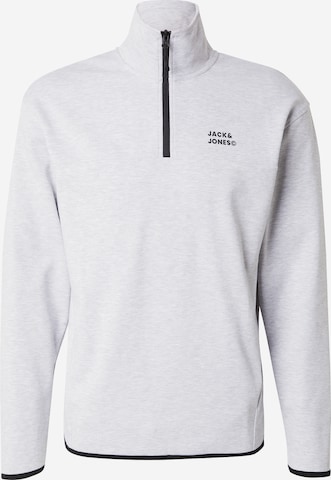 Felpa 'JJMATTY' di JACK & JONES in grigio: frontale