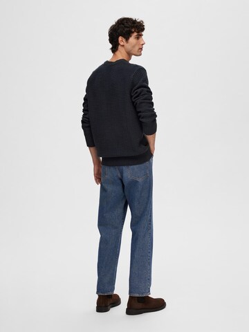 SELECTED HOMME Sweater 'Thim' in Blue