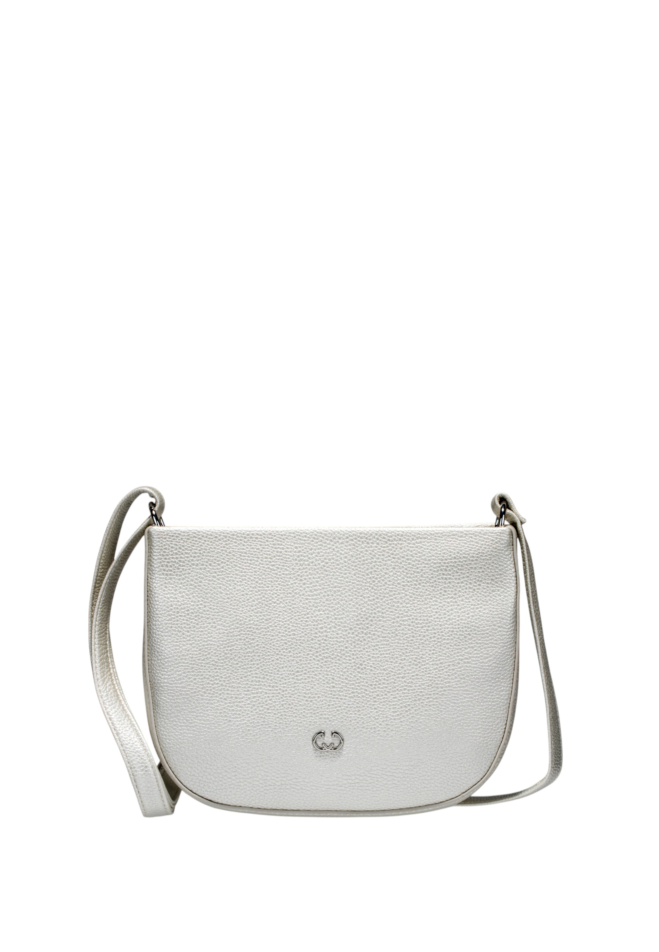 GERRY WEBER - Bolso de hombro 'Talk Different 1.0' en plata: frente
