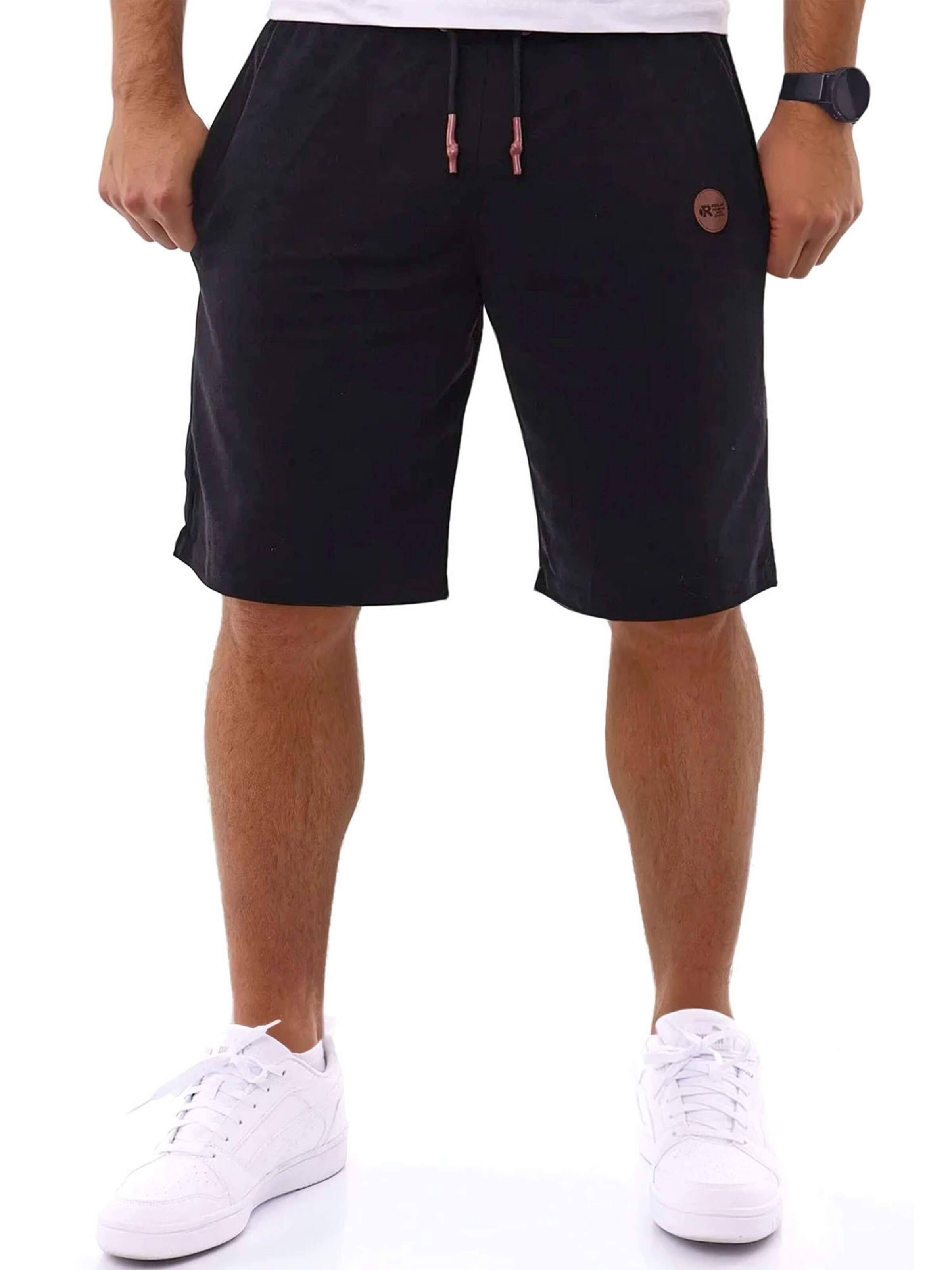 Reslad Regular Pants 'RS5096' in Black: front