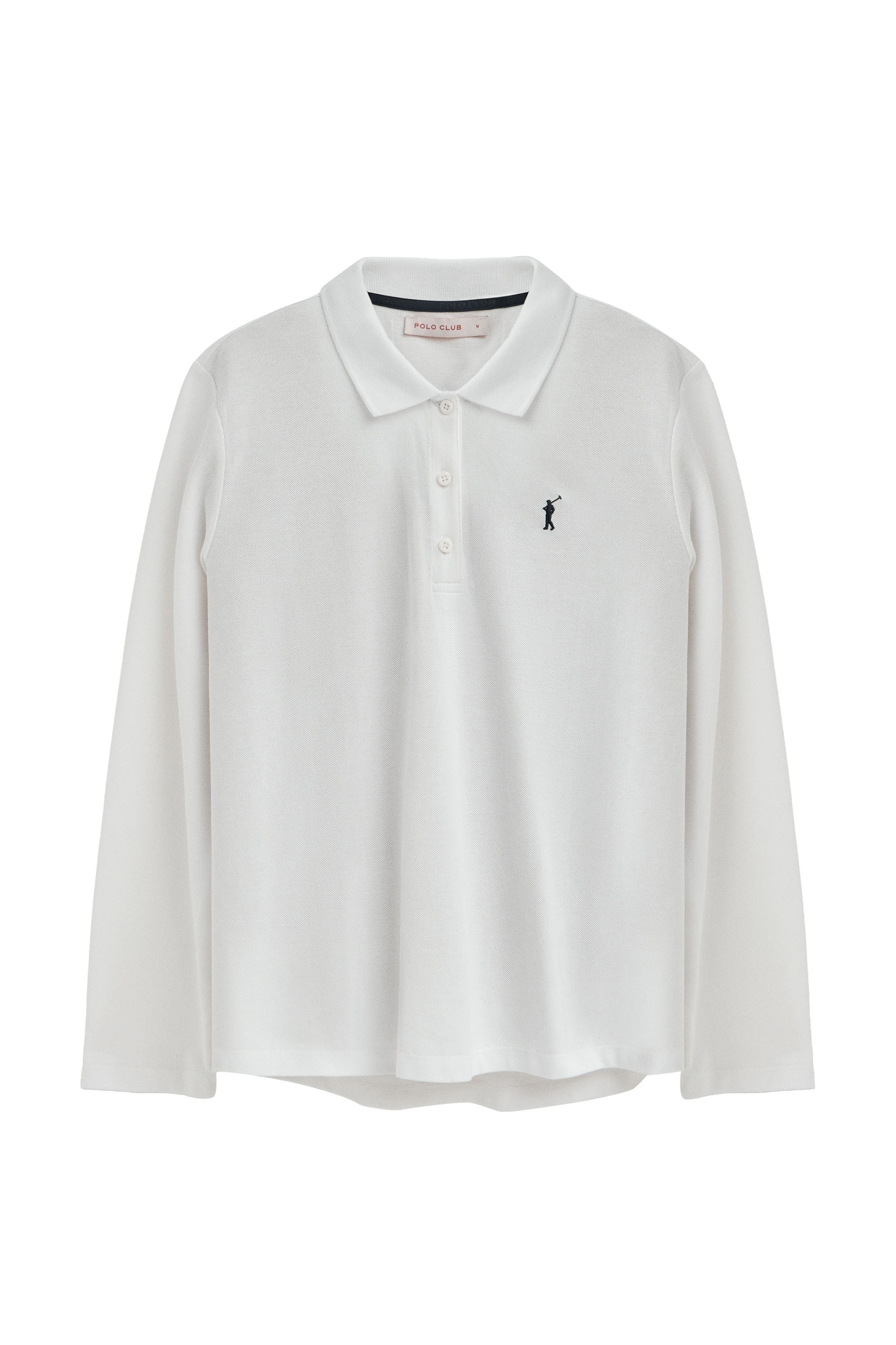 Polo Club Poloshirt in Weiß: Vorderseite