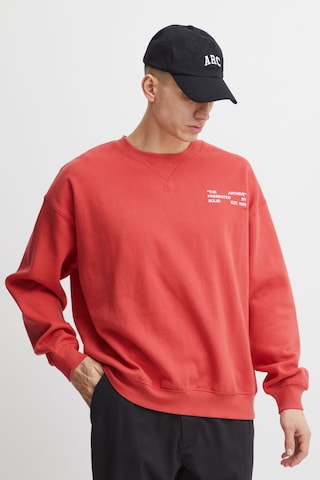 !Solid Sweatshirt Pullover 'Edyn' in Rot: predná strana