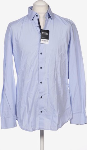 MONTEGO Button Up Shirt in XL in Blue: front