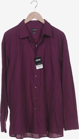 Charles Vögele Button Up Shirt in XXL in Purple: front