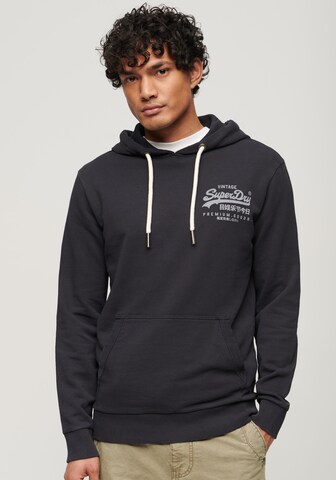 Superdry Sweatshirt 'Heritage' i sort: forside
