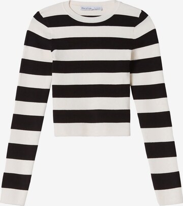 Bershka Sweater in Black: front