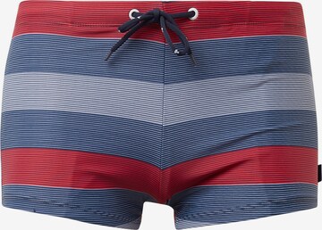 TOM TAILOR Zwemshorts in Blauw: voorkant