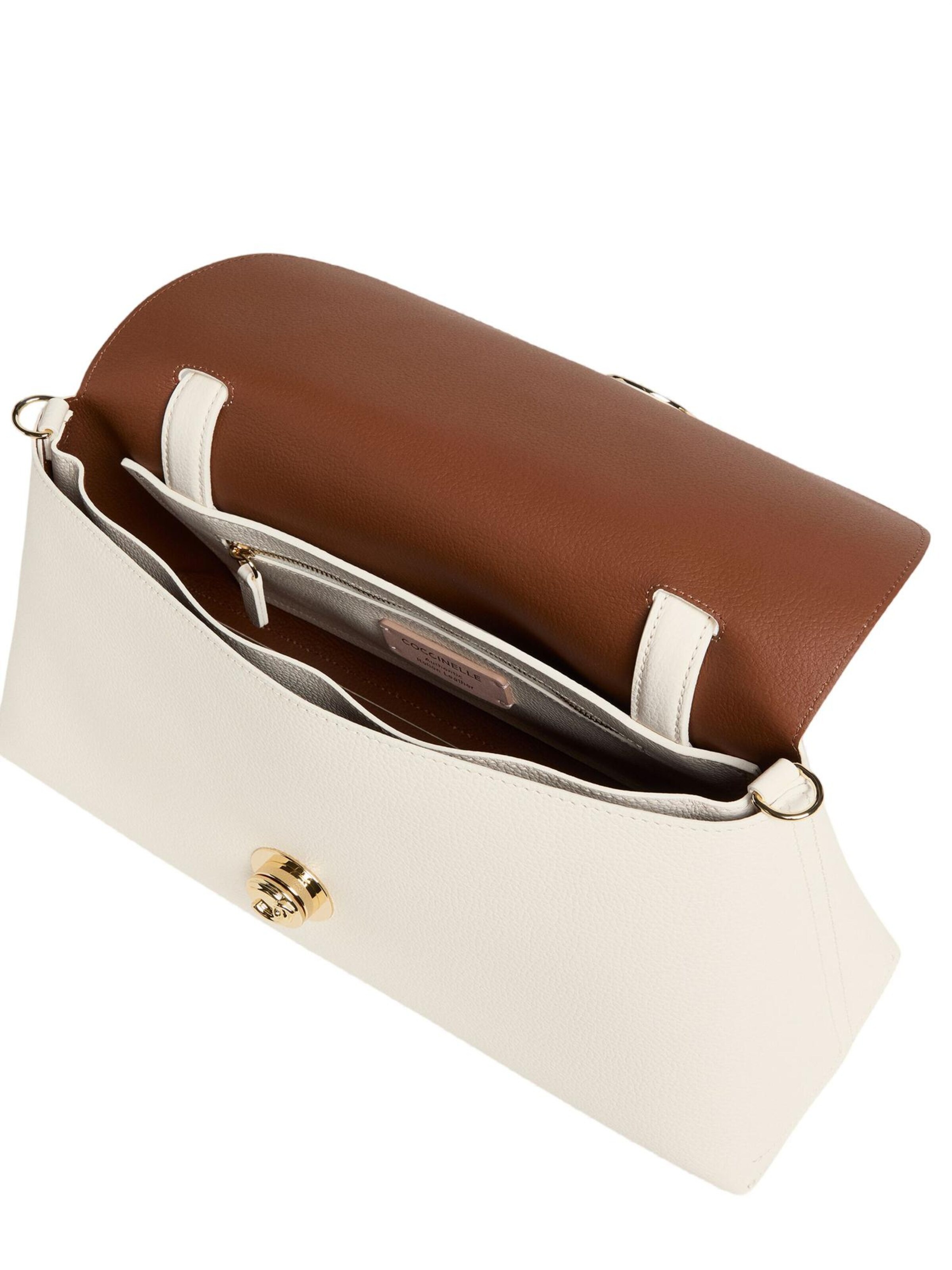Coccinelle Handtasche 'COCCINELLE Nikla S26 2'‌‌‌‌‌‌‌ in Weiß