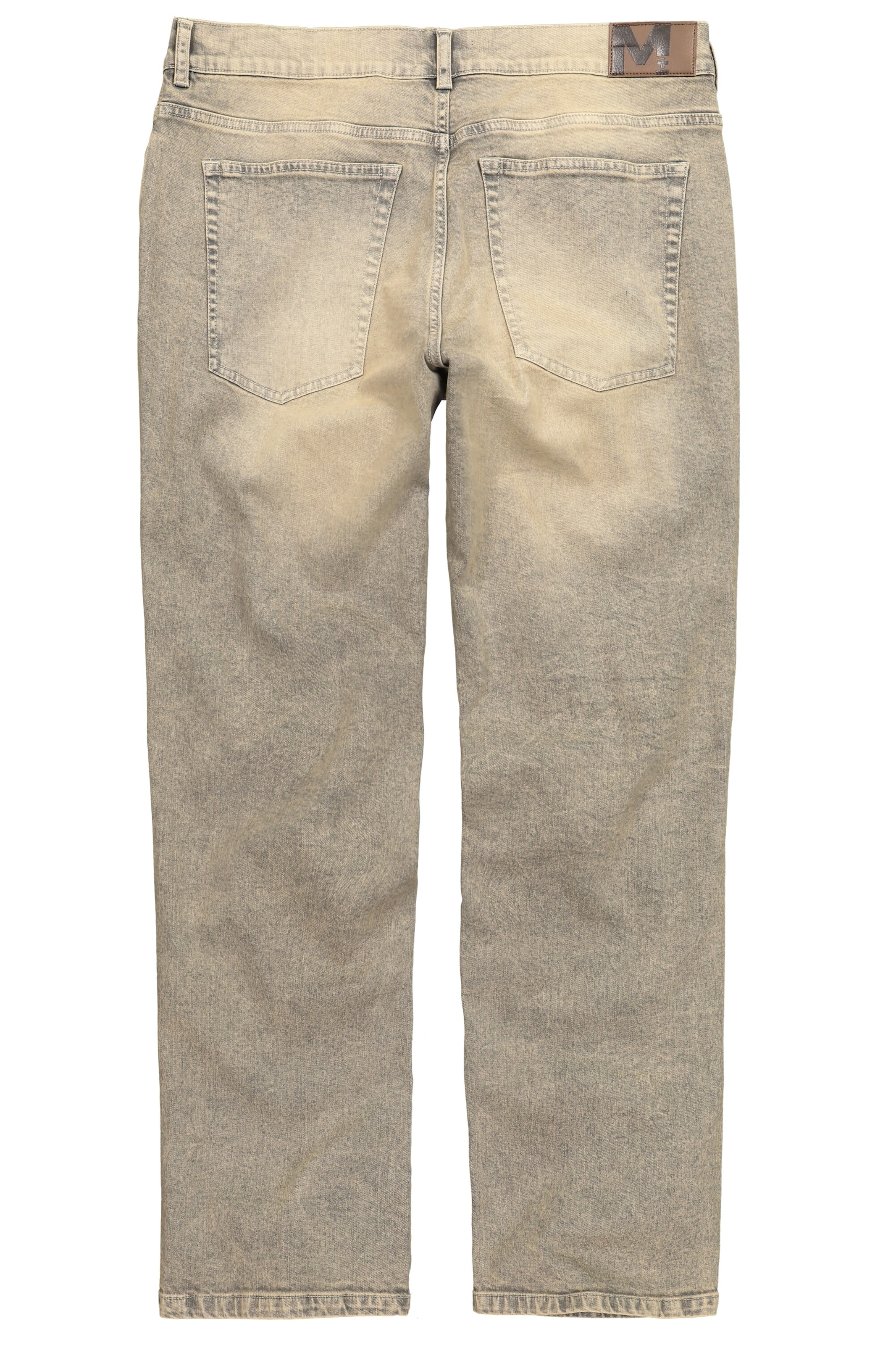 Men Plus Regular Jeans in Grijs