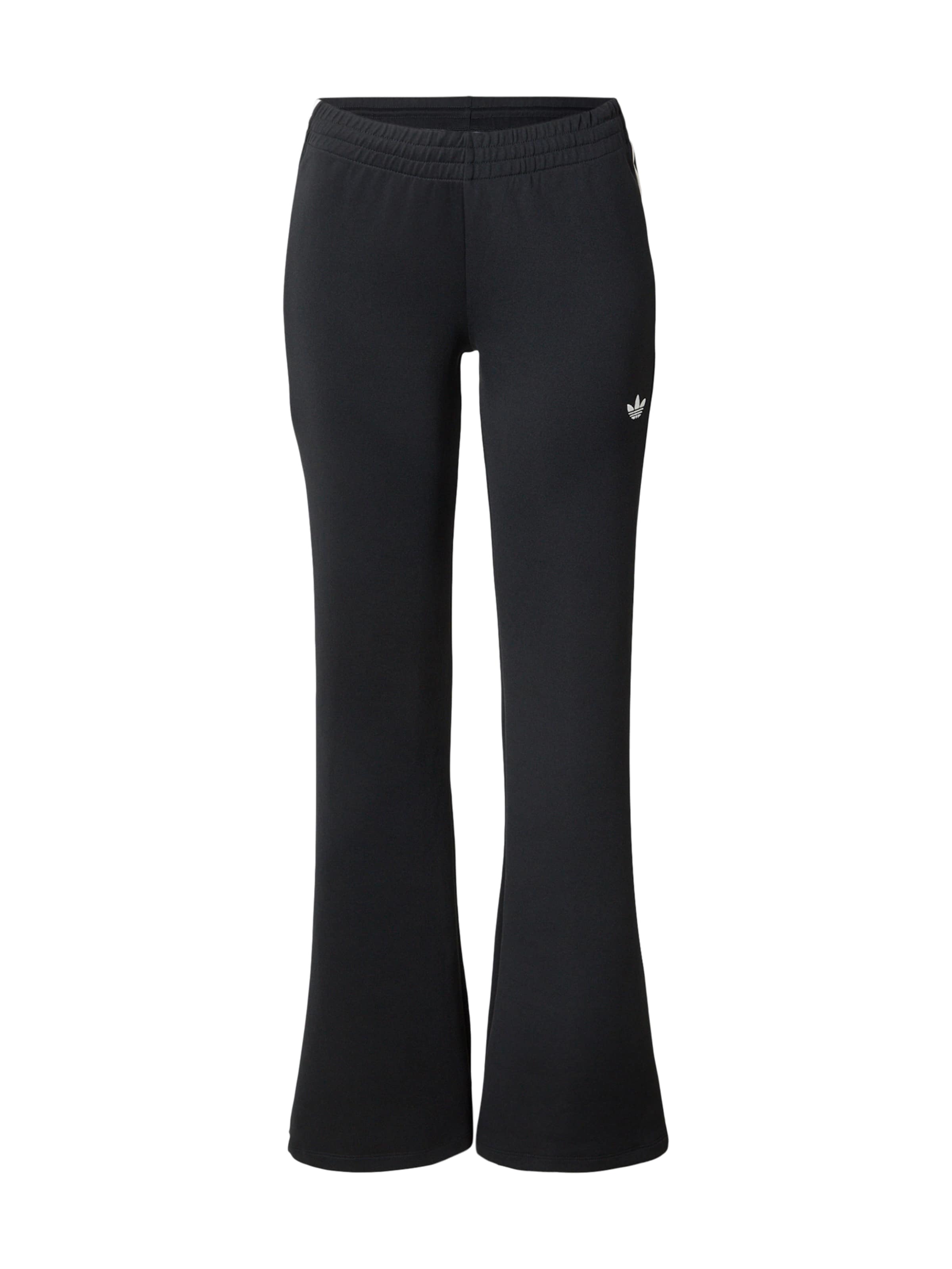 évasé Pantalon ADIDAS ORIGINALS en noir : devant