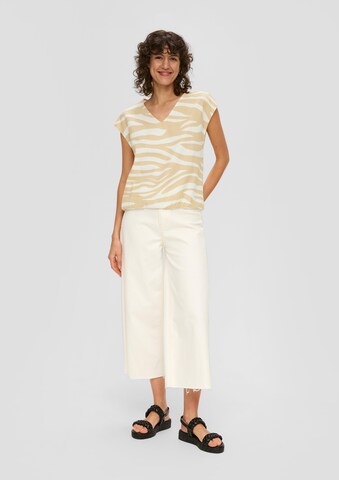 s.Oliver T-shirt i beige