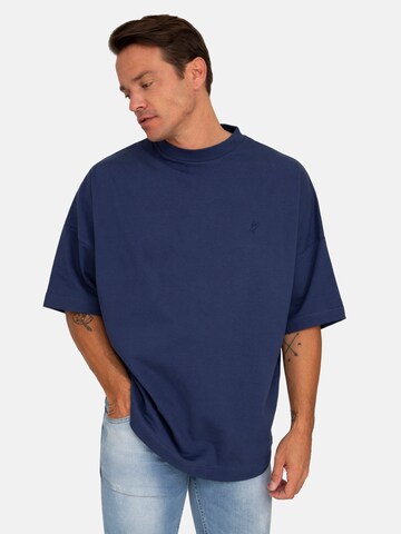 Jacey Quinn Shirt in Blau: predná strana