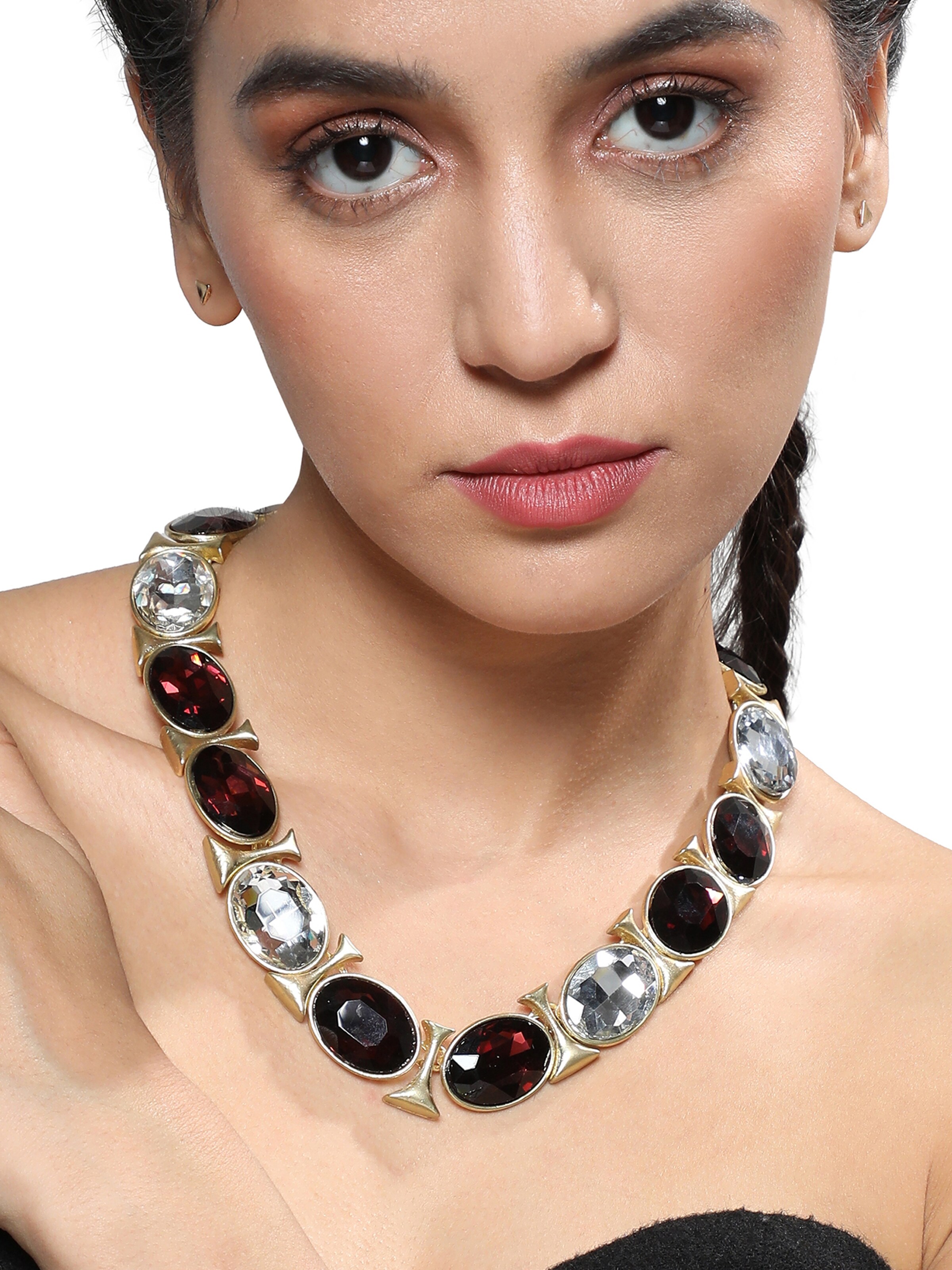 Chaîne 'Minaxi' SOHI en marron : devant