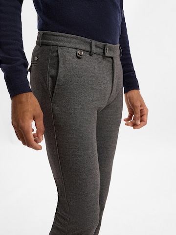 bugatti Slim fit Pants 'Renzo' in Grey