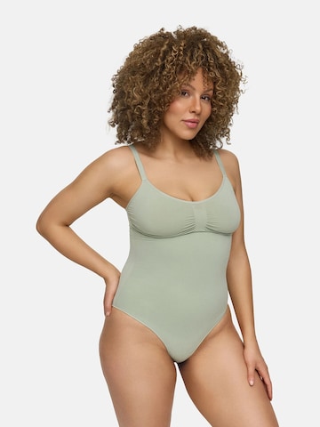 Body modellante 'Bodysuit Sculpting Shapewear mit Slip' di cfab in verde