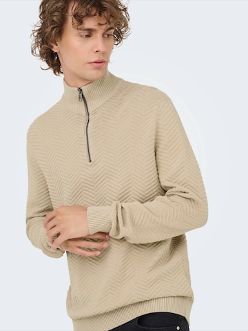 Pull-over 'ONSMACE' Only & Sons en gris