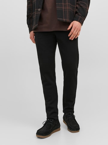 JACK & JONES Regular Trousers 'Ace' in Black: front