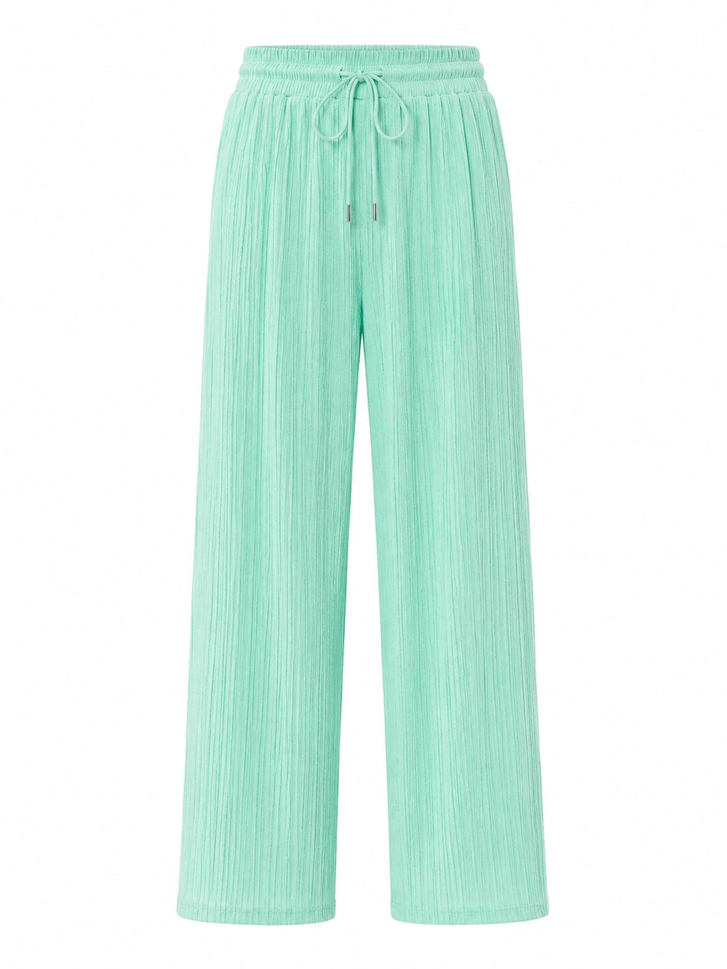 Worldclassca Pleated Pants in Blue: front