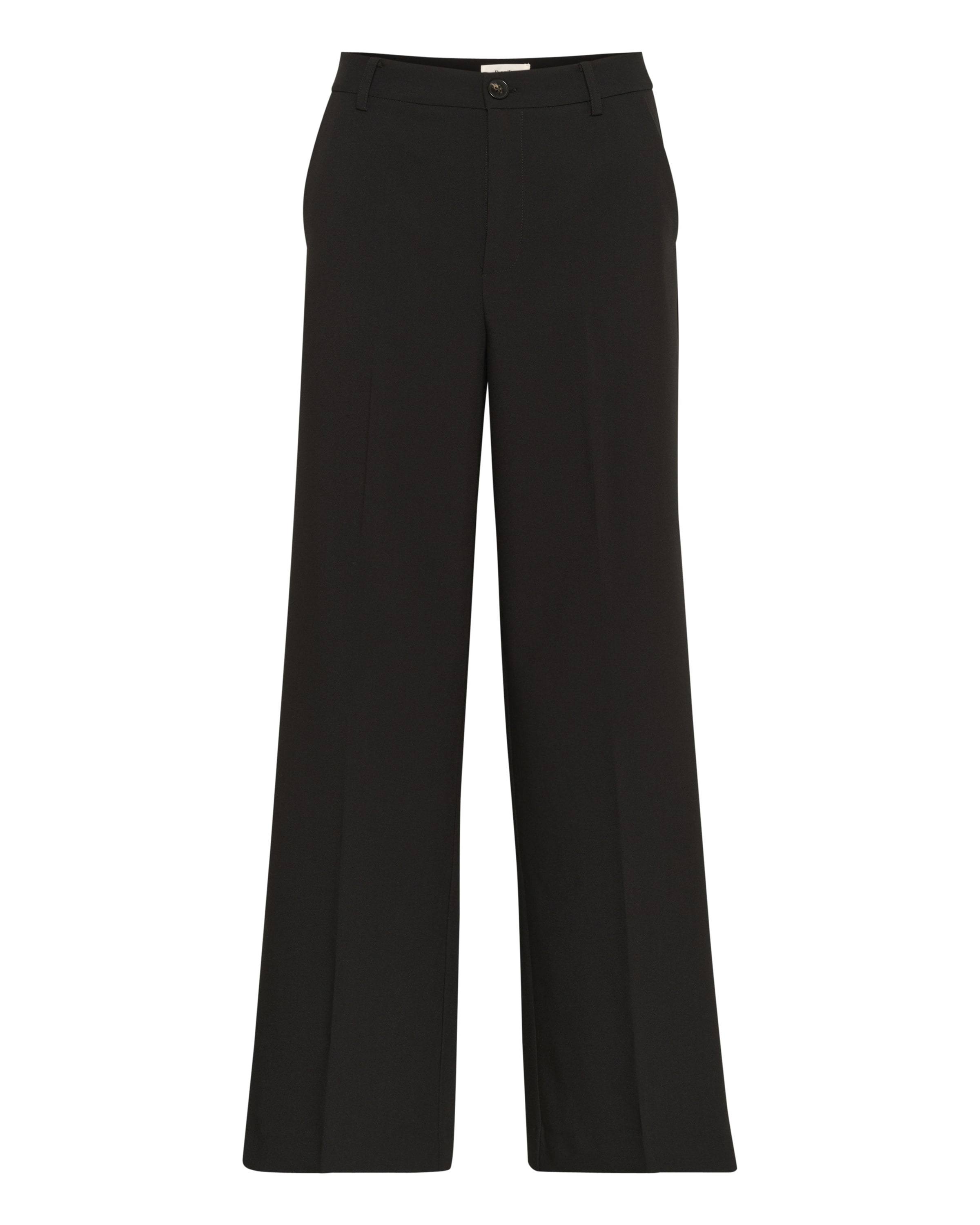 Part Two - Regular Calças 'NinnesaPW' em preto: frente