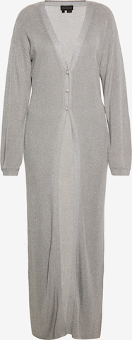 NAEMI Knitted Coat in Grey: front