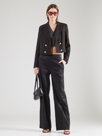 Loosefit Pantalon à plis 'ISABEAU' GUESS en noir