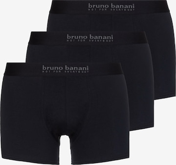 BRUNO BANANI Boxer shorts in Black: front