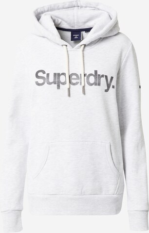 Superdry Mikina – bílá: přední strana