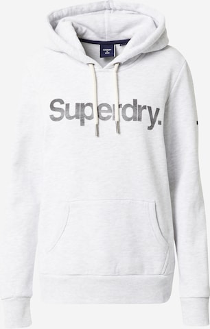 Superdry Mikina - biela: predná strana