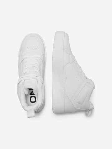 ONLY High-Top Sneakers 'SAPHIRE' in White
