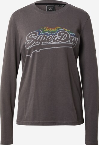 Superdry - Camiseta en gris: frente