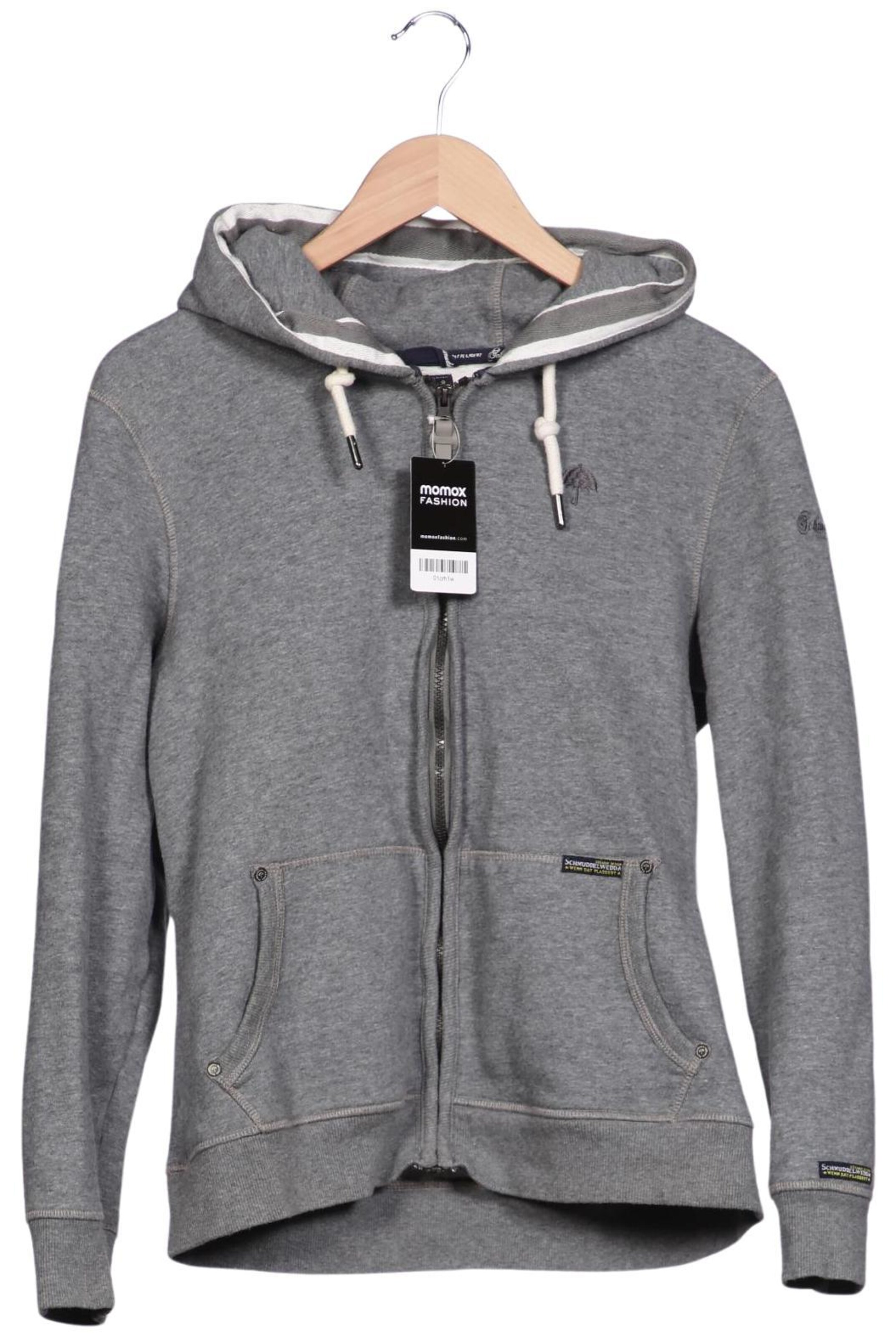 Schmuddelwedda Sweatshirt & Zip-Up Hoodie in XL in Grey: front