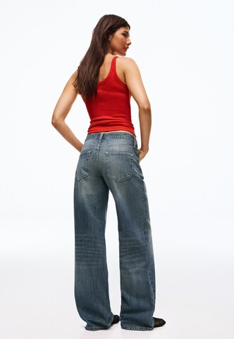 Wide leg Jeans di Bershka in blu