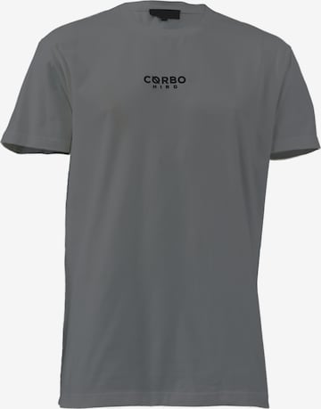 Cørbo Hiro T-shirt 'Shibuya' i grå: framsida
