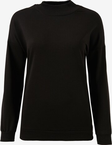 LELA Sweatshirt in Black: front