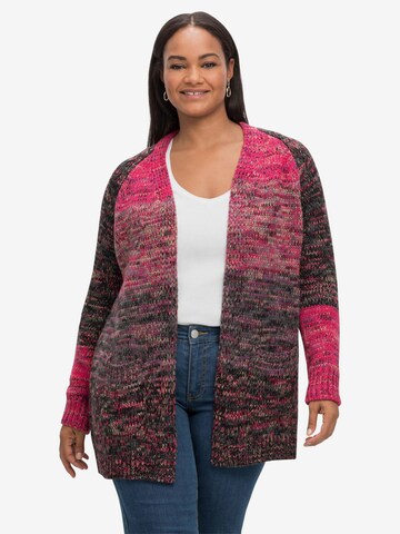 sheego by Joe Browns Knit Cardigan in Mixed colors: front