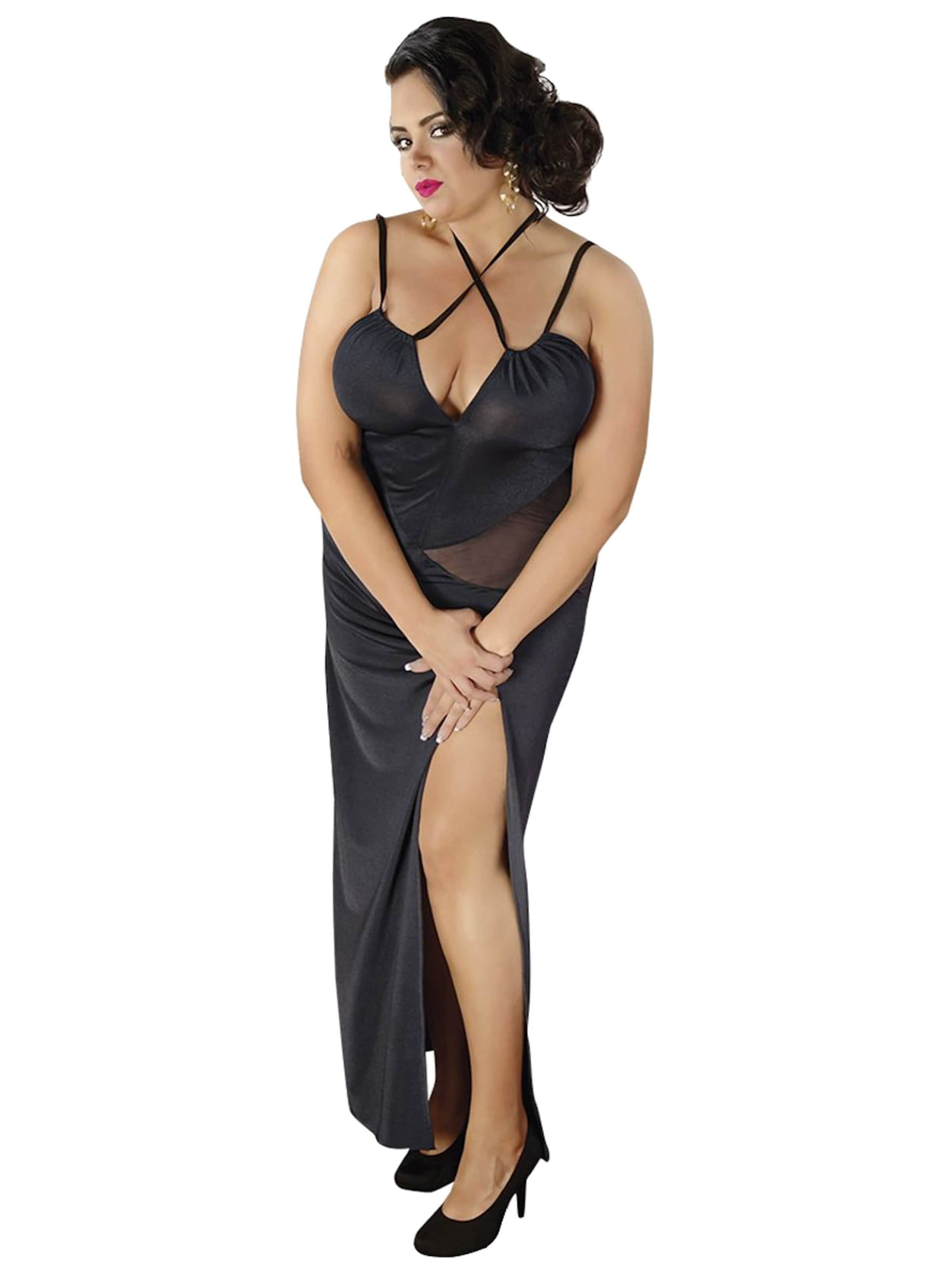 Andalea Negligee 'C/4002' in Black: front