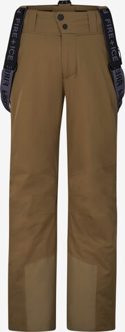 Bogner Fire + Ice Regular Outdoor Pants 'Scott' in Brown: front