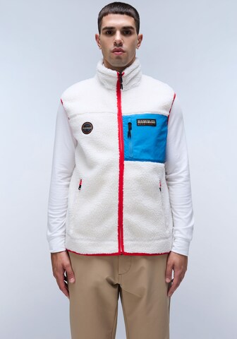 NAPAPIJRI Bodywarmer in Wit: voorkant