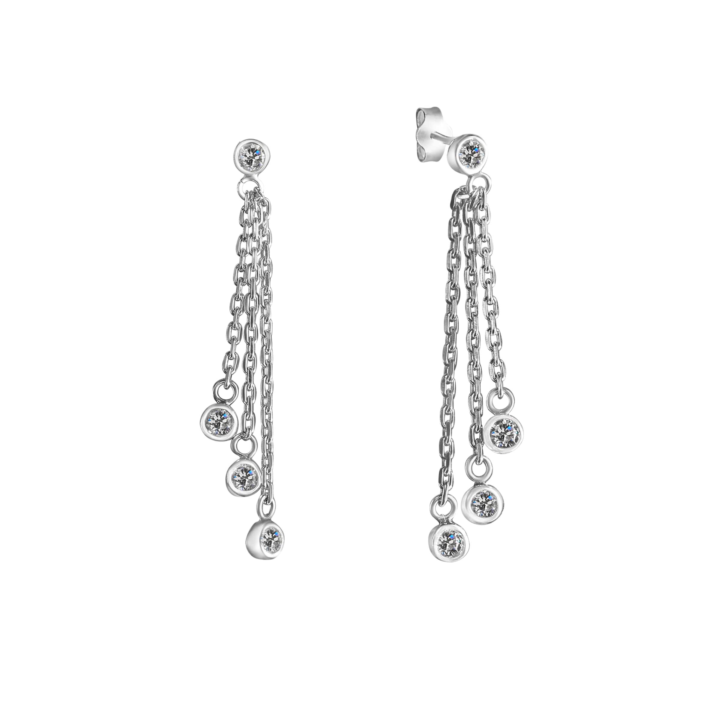 FIRETTI Earrings in Silver: front