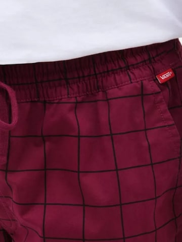 VANS Tapered Sportbroek in Rood