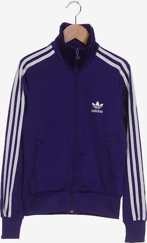 ADIDAS ORIGINALS Sweatshirt & Zip-Up Hoodie in S in Purple: front